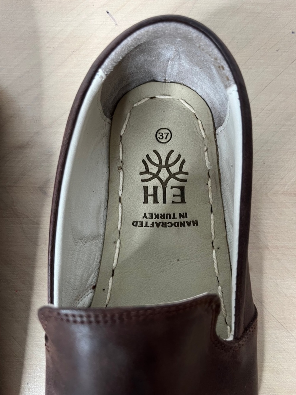 Earthing Harmony Grounding & Earthing Barefoot Slip-On Shoes Brown Leather EU 37 - Picture 4 of 6